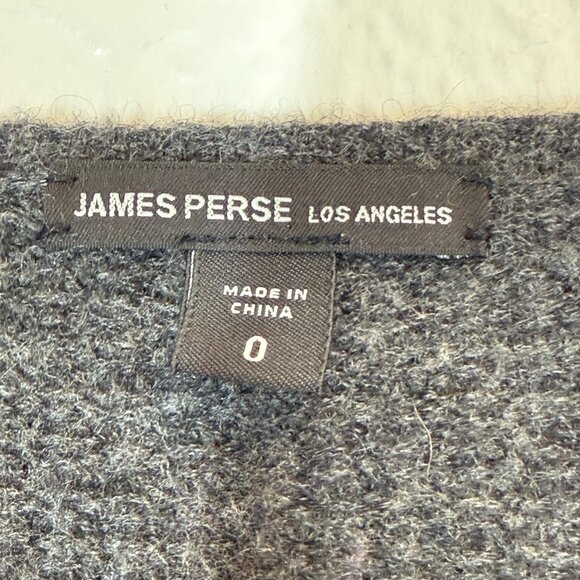 James Perse 100% Cashmere Sweater Gray V-Neck Size 0 (XS/S) - Picture 5 of 8